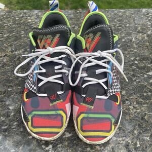 NIKE JORDAN WHY NOT ZERO.4 MARATHON BLACK/RED-VOLT SIZE MEN'S 10